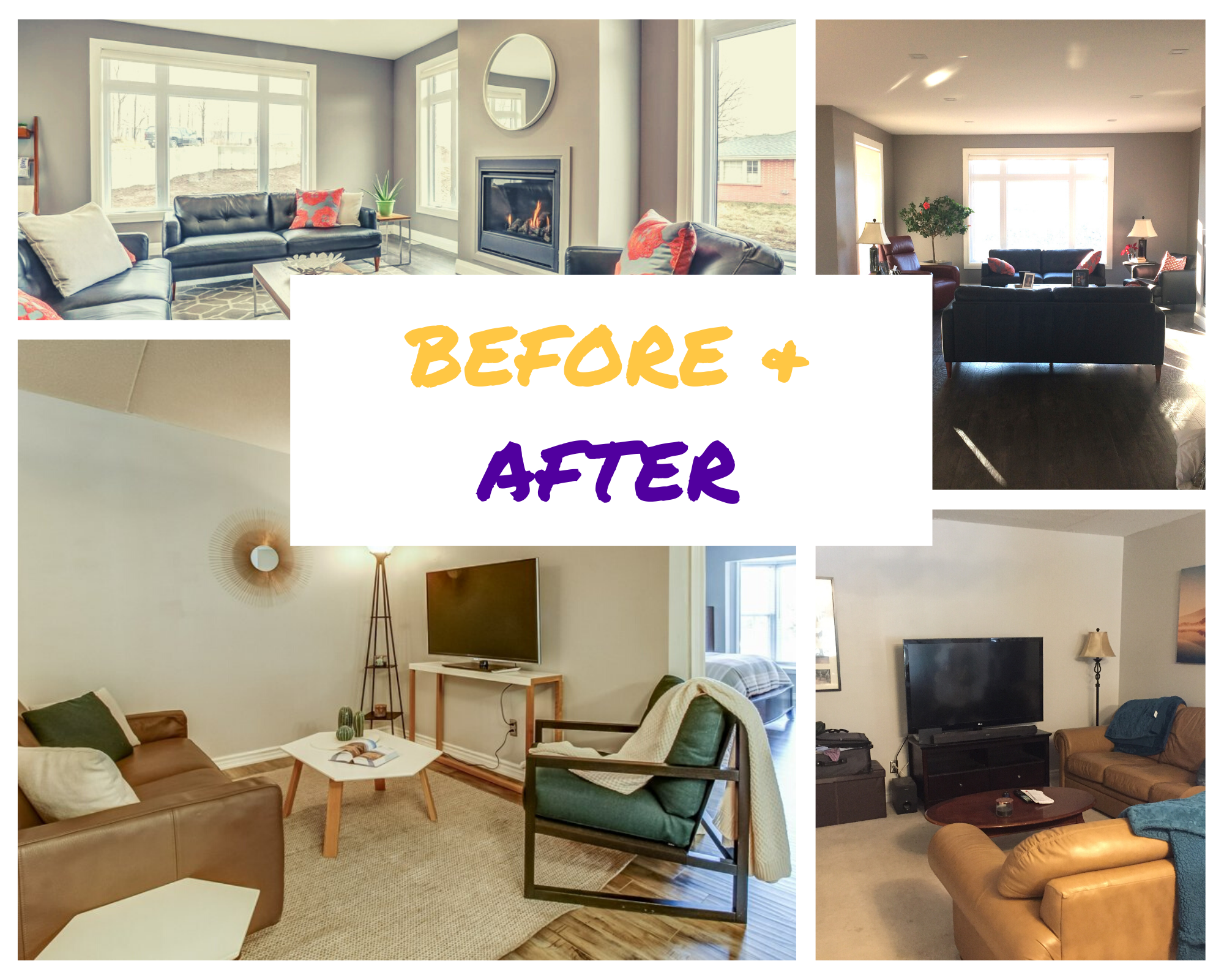 Before and After photos that show the power of Home Staging